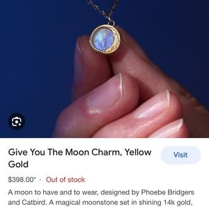 Catbird x Phoebe Bridgers Moonstone Charm